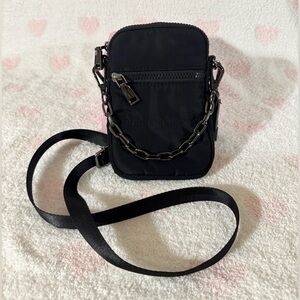 Chico's Black and Pink Crossbody Bag